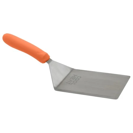 Winco TNH-63 Extra Heavy Duty Turner With Orange Cool Heat Handle 5" X 6" 1 Winco TNH-63 Extra Heavy Duty Turner With Orange Cool Heat Handle 5" X 6"