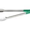 Winco UTPH-16G Stainless Steel Utility Tongs With Green Polypropylene Handle, 16"