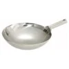 Winco WOK-16W Stainless Steel Chinese Wok With Welded Joint Handle 16"